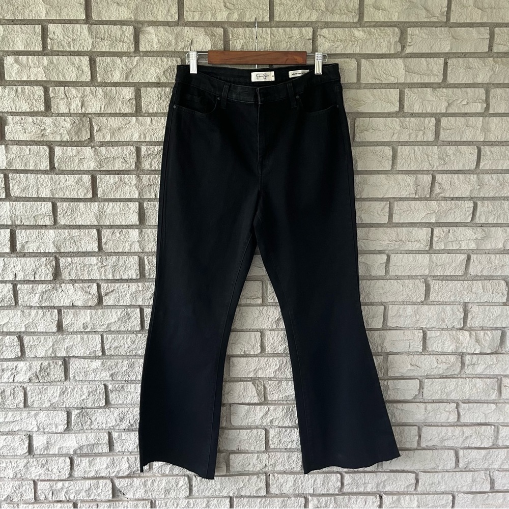 Jessica Simpson Black Denim Adored High Rise Flare Jeans Size 31